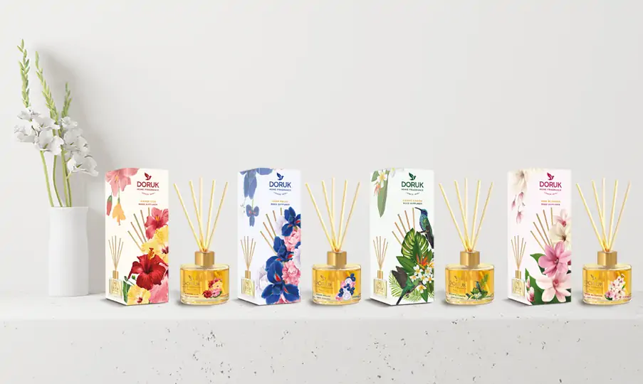Doruk Amber Oud Bambu Çubuklu Oda Parfümü