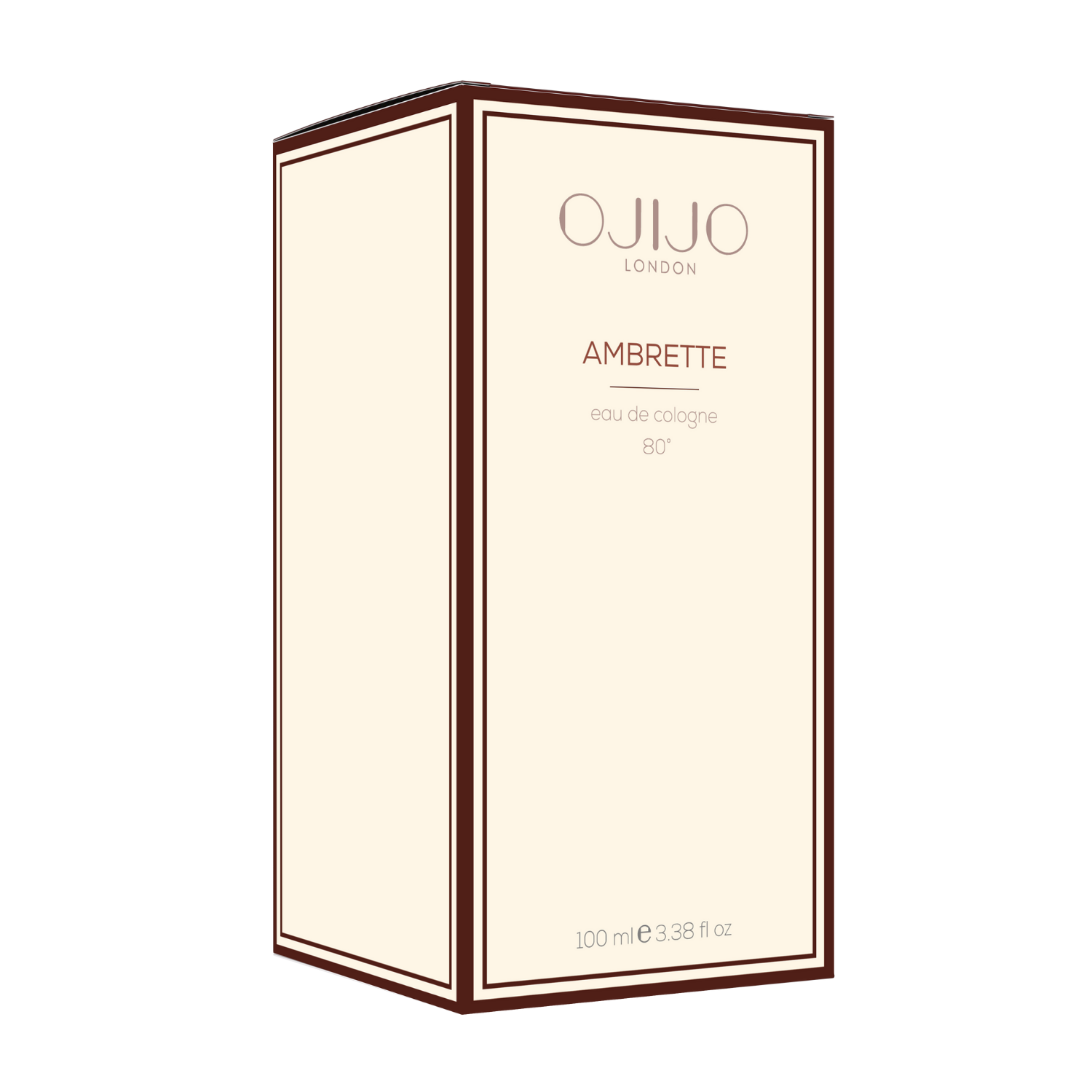 OJIJO LONDON Ambrette Kolonya 100 ml 80 Derece Parfümlü Kolonya - Cam Şişe - Görsel 6