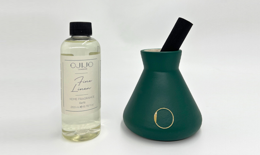 OJIJO LONDON Çubuklu Oda Parfümü Seti 200 ml Bodrum Yeşil Renk