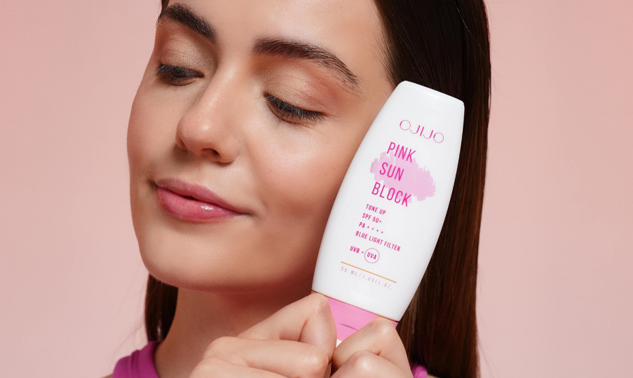 OJIJO LONDON Pink Sun Block Ton Eşitleyici Pembe Güneş Kremi SPF 50+ ve Pa++++