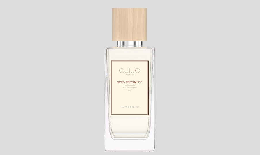OJIJO LONDON Spicy Bergamot Kolonya 100 ml 80 Derece Parfümlü Kolonya – Cam Şişe