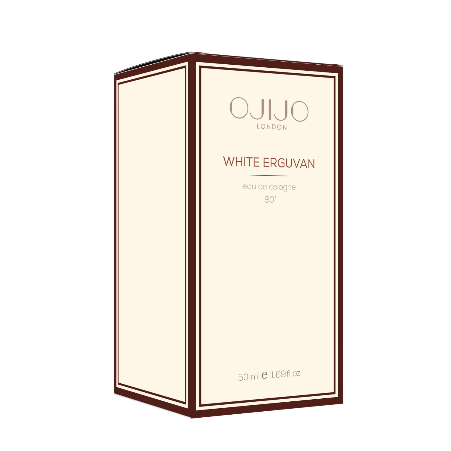 OJIJO LONDON White Erguvan Kolonya 50 ml 80 Derece Parfümlü Kolonya - Cam Şişe - Görsel 5