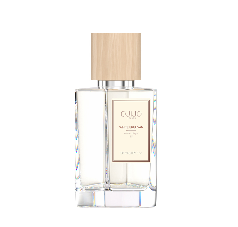 OJIJO LONDON White Erguvan Kolonya 50 ml 80 Derece Parfümlü Kolonya – Cam Şişe