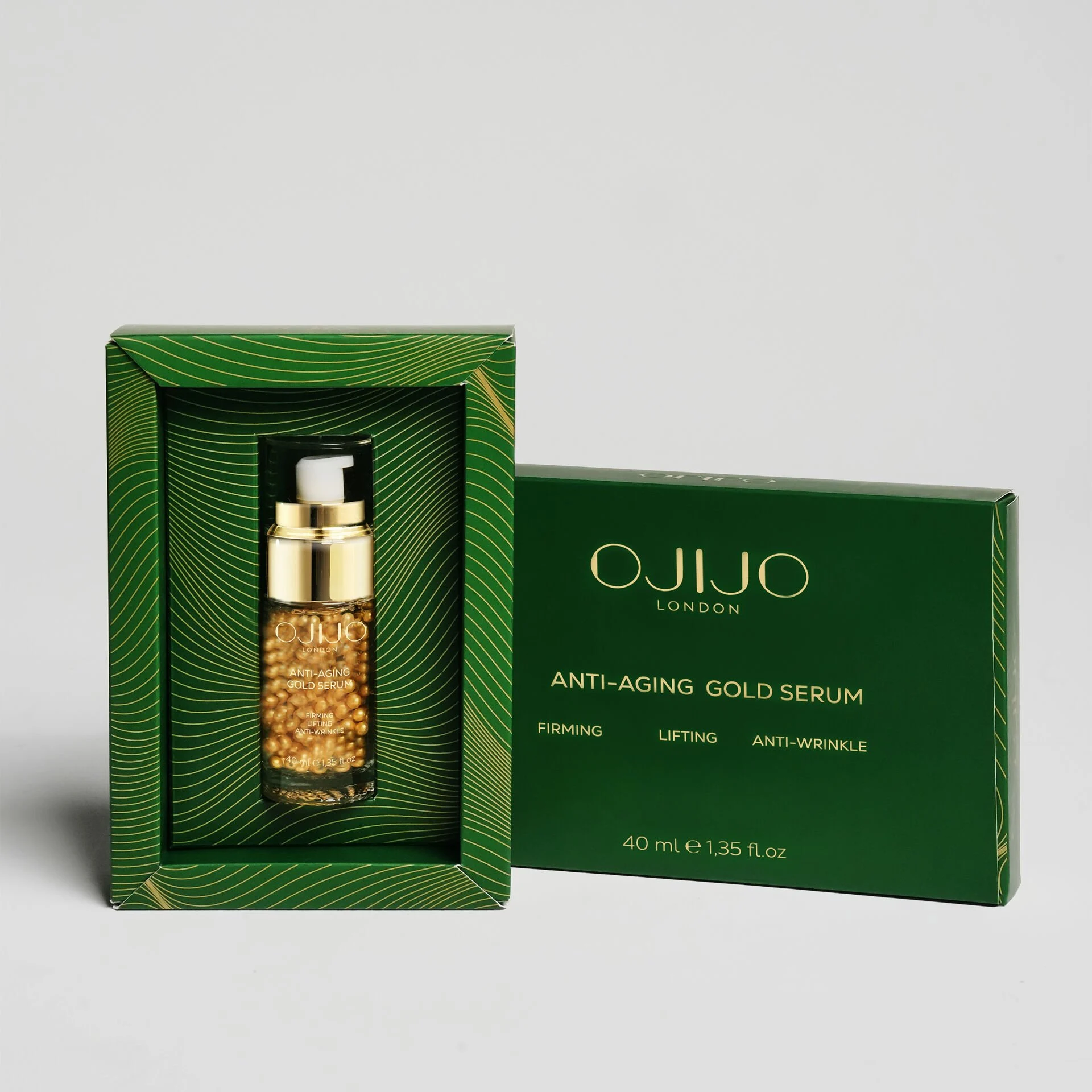 OJIJO LONDON Yaşlanma ve Kırışıklık Karşıtı Antiaging Gold Serum 40 ML - Görsel 5