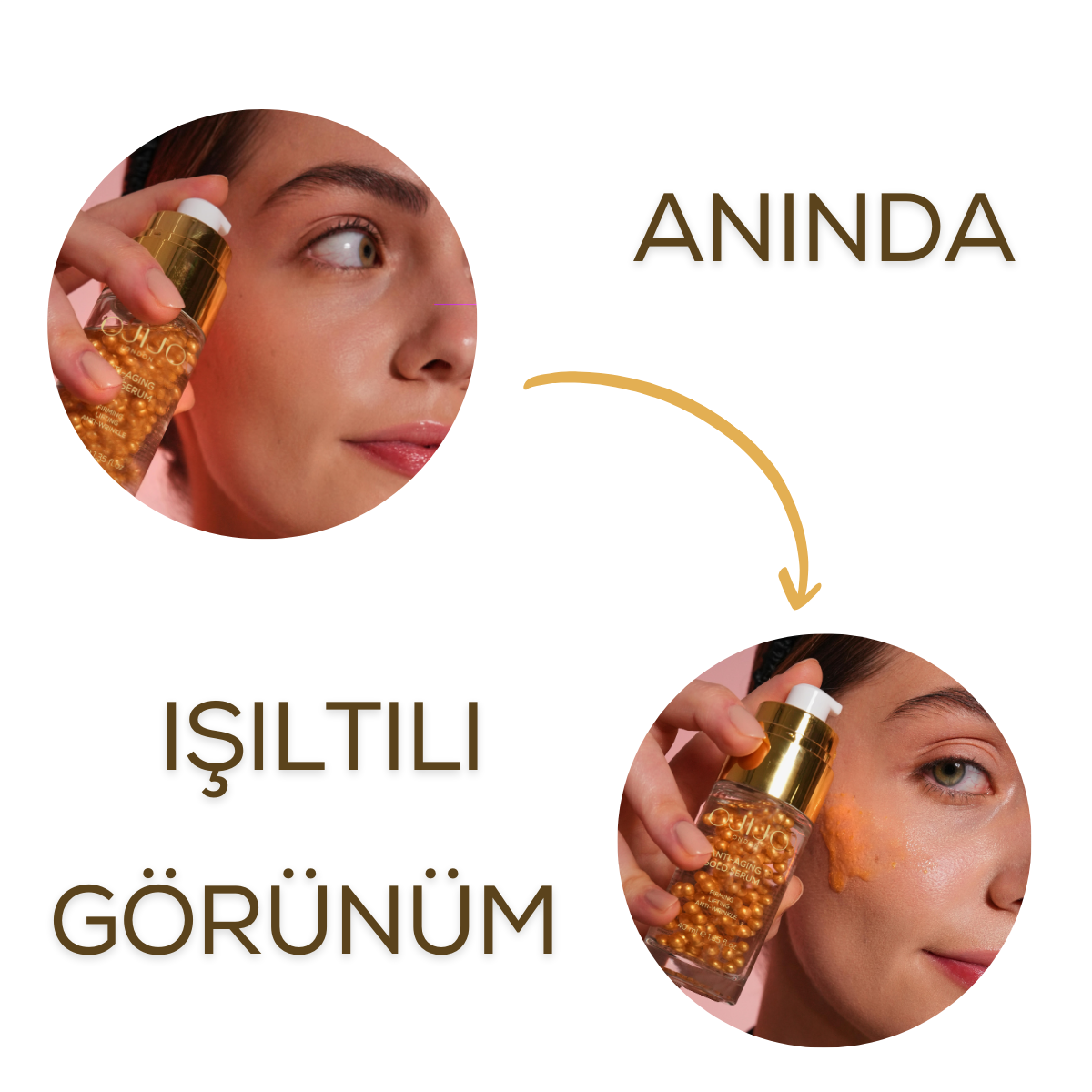 OJIJO LONDON Yaşlanma ve Kırışıklık Karşıtı Antiaging Gold Serum 40 ML - Görsel 8