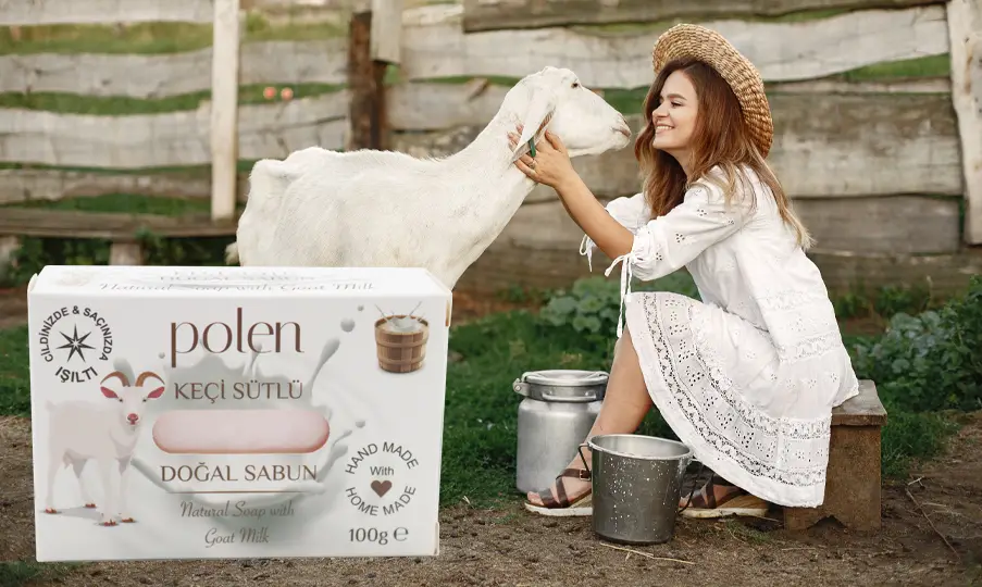 Polen Keçi Sütlü Doğal Sabun 100g