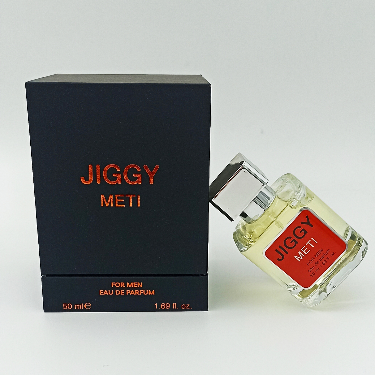 Jiggy METI deniz esintili parfüm şişesi – 50 ml kalıcı erkek parfümü